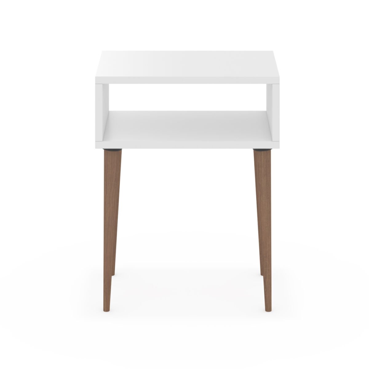 ΚΟΜΟΔΙΝΟ TODD HM18183.01 ΜΕΛΑΜΙΝΗ ΛΕΥΚΗ-ΠΟΔΙΑ ΣΕ ΦΥΣΙΚΟ 45x30x58Υεκ. - Image 2