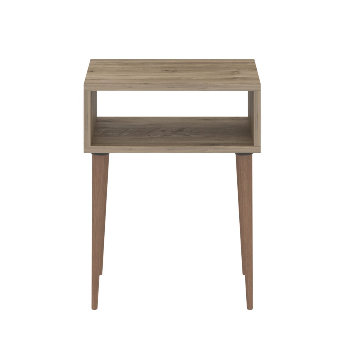 ΚΟΜΟΔΙΝΟ TODD HM18183.04 ΜΕΛΑΜΙΝΗ ΟΑΚ-ΠΟΔΙΑ ΦΥΣΙΚΟ 45x30x58Υεκ. - Image 2