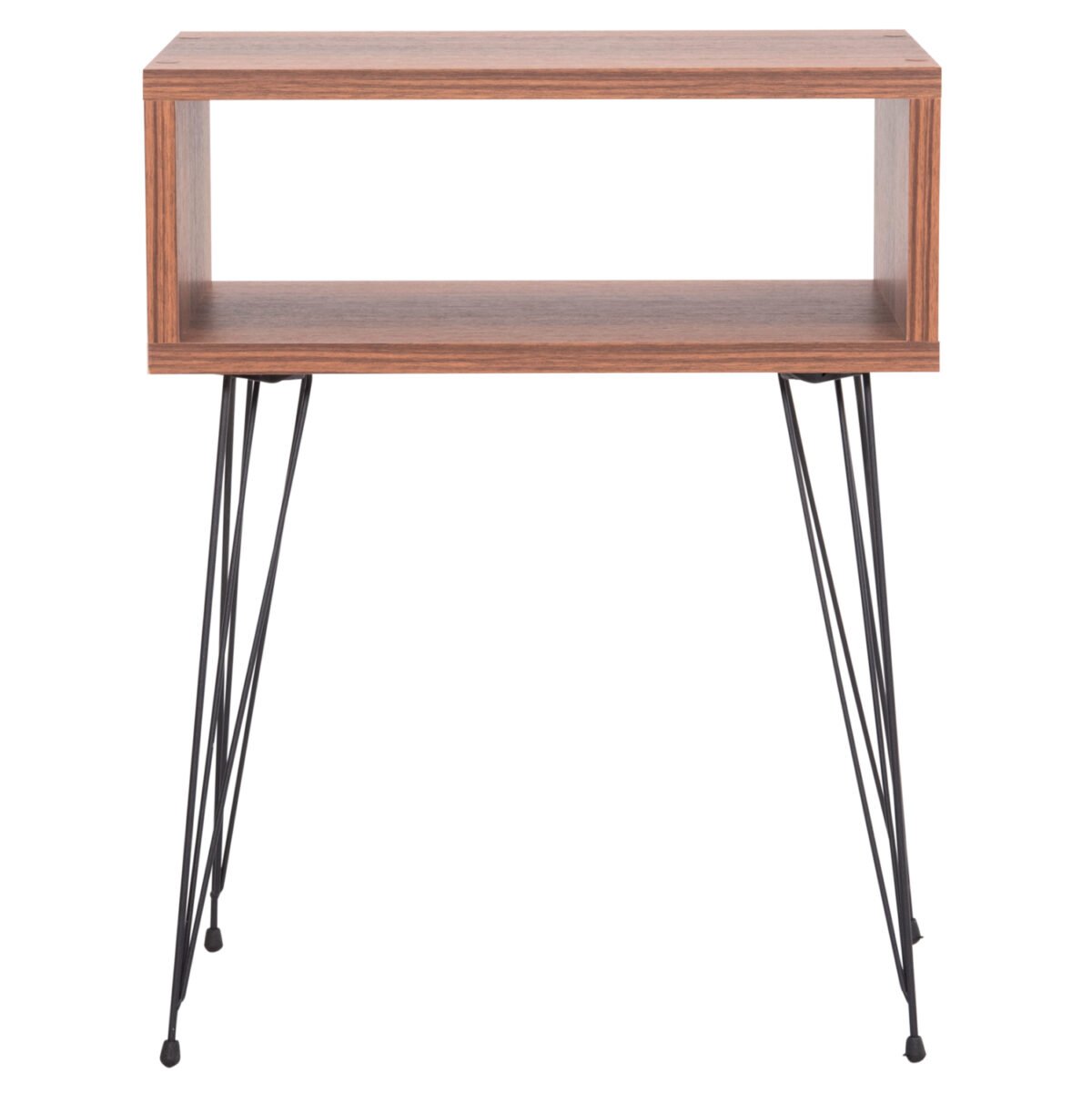 ΚΟΜΟΔΙΝΟ TODD HM18184.05 ΜΕΛΑΜΙΝΗ ΣΕ ΚΑΡΥΔΙ-ΜΕΤΑΛ.ΜΑΥΡΑ ΠΟΔΙΑ 45.5x29.5x58.5Υεκ. - Image 3