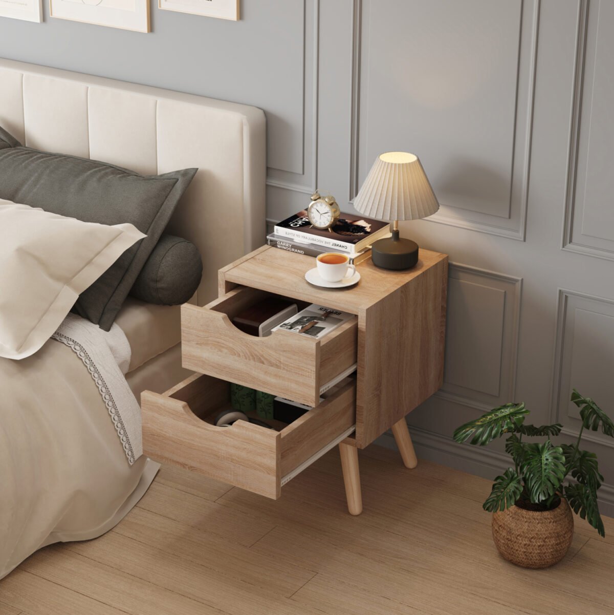 ΚΟΜΟΔΙΝΟ DINKL HM2472.01 ΜΕΛΑΜΙΝΗ-2 ΣΥΡΤΑΡΙΑ- ΣΟΝΑΜΑ 29,7x29,7x45Υεκ - Image 5