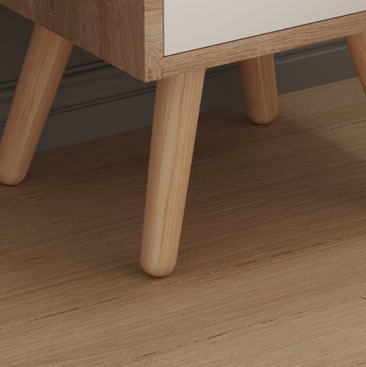 ΚΟΜΟΔΙΝΟ DINKL HM2472.04 ΜΕΛΑΜΙΝΗ- 2 ΣΥΡΤΑΡΙΑ ΣΟΝΑΜΑ-ΛΕΥΚΟ 29,7x29,7x45Υεκ - Image 9