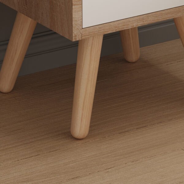 ΚΟΜΟΔΙΝΟ DINKL HM2472.04 ΜΕΛΑΜΙΝΗ- 2 ΣΥΡΤΑΡΙΑ ΣΟΝΑΜΑ-ΛΕΥΚΟ 29,7x29,7x45Υεκ - Image 9