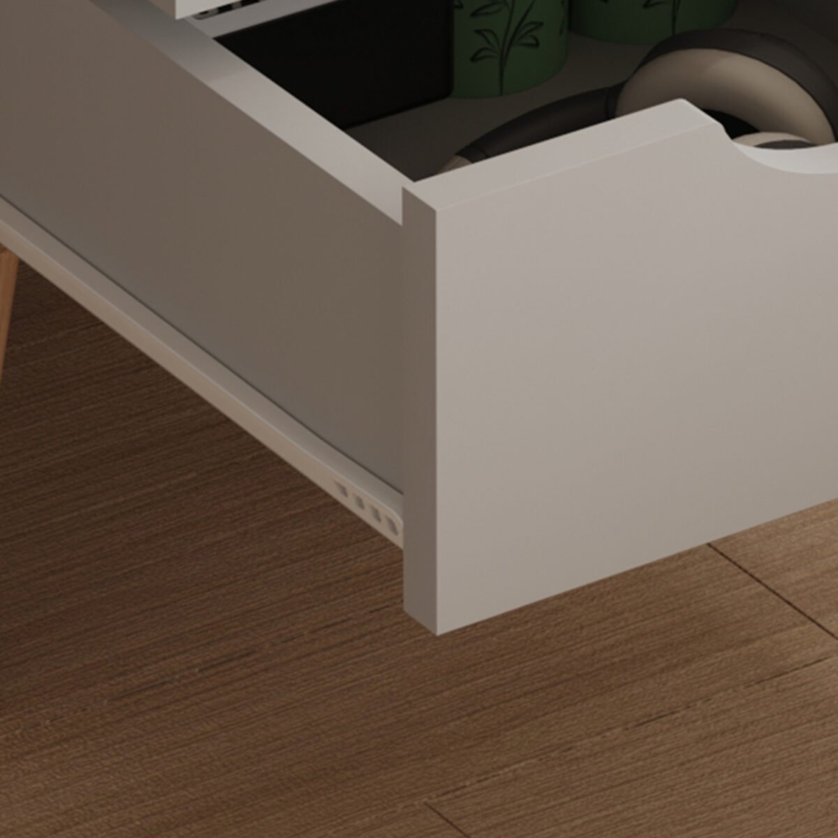 ΚΟΜΟΔΙΝΟ DINKL HM2472.05 ΜΕΛΑΜΙΝΗ-2 ΣΥΡΤΑΡΙΑ ΣΟΝΑΜΑ-ΓΚΡΙ 29,7x29,7x45Υεκ - Image 7