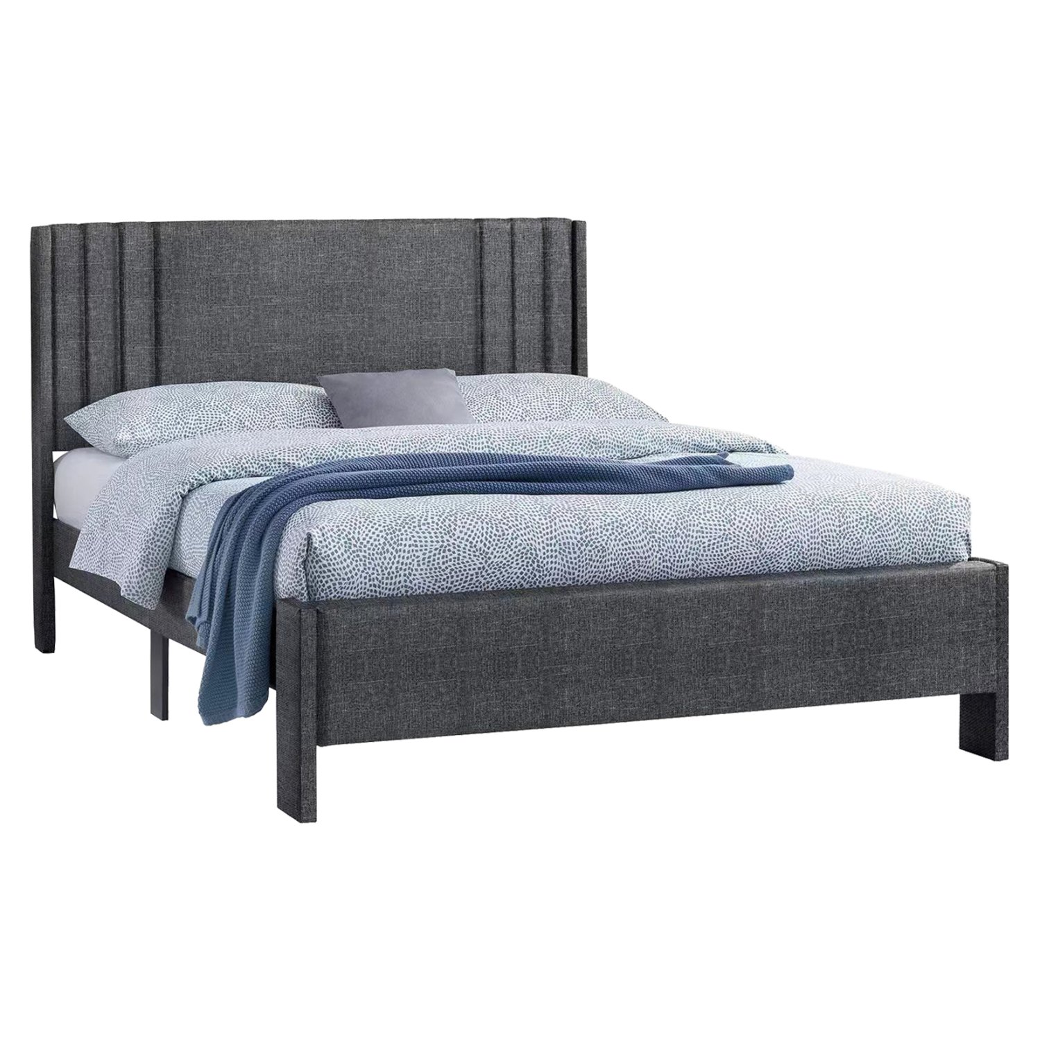 ΚΡΕΒΑΤΙ ΔΙΠΛΟ CREDENCE HM685.01 ΓΚΡΙ ΥΦΑΣΜΑ ΓΙΑ ΣΤΡΩΜΑ 160Χ200εκ. ΚΡΕΒΑΤΙ ΔΙΠΛΟ CREDENCE HM685.01 ΓΚΡΙ ΥΦΑΣΜΑ ΓΙΑ ΣΤΡΩΜΑ 160Χ200εκ.