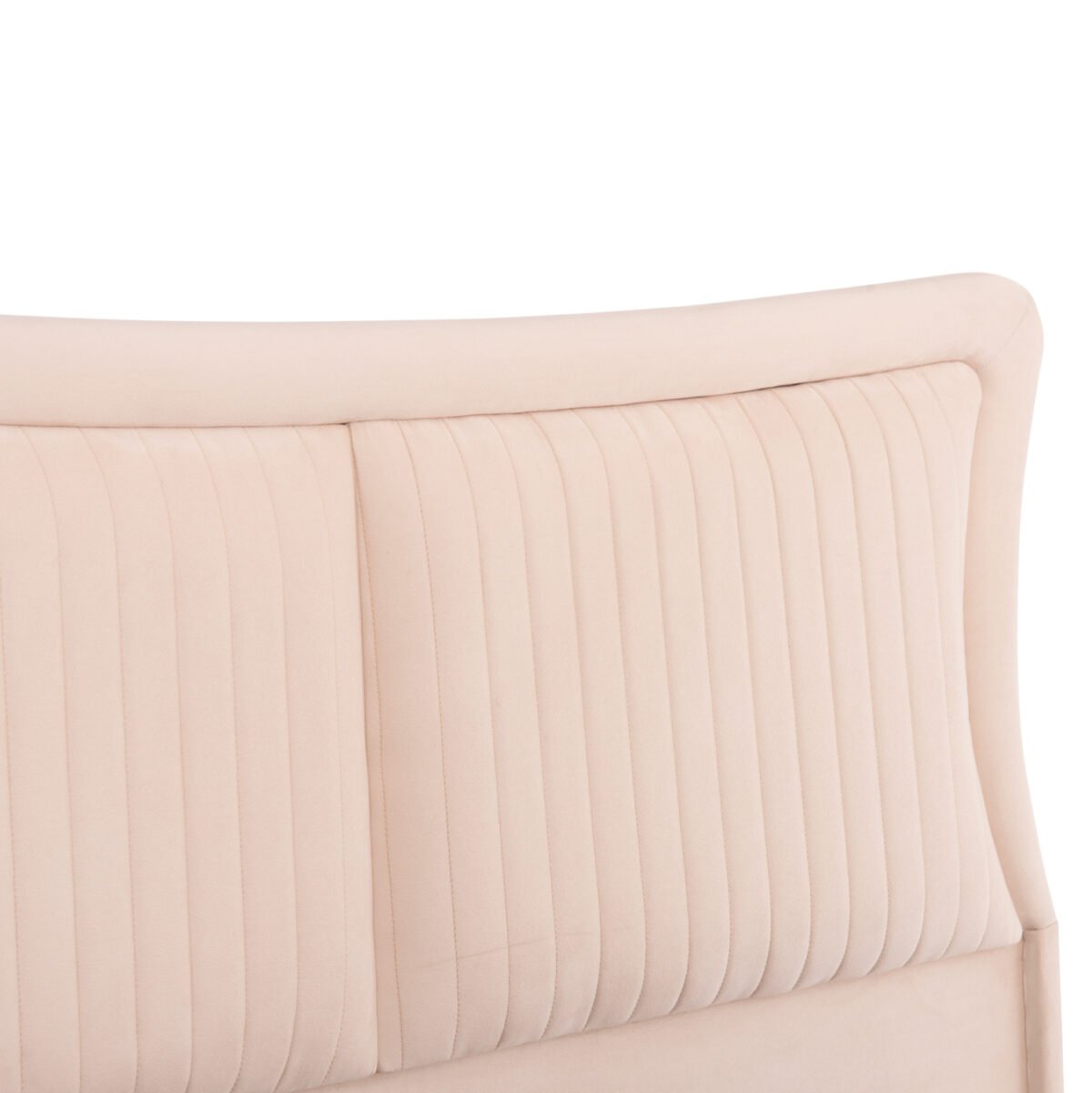 ΚΡEΒΑΤΙ ΔΙΠΛΟ NESTOR HM715 ΜΠΕΖ ΒΕΛΟΥΔΟ ΓΙΑ ΣΤΡΩΜΑ 160x200εκ. - Image 5