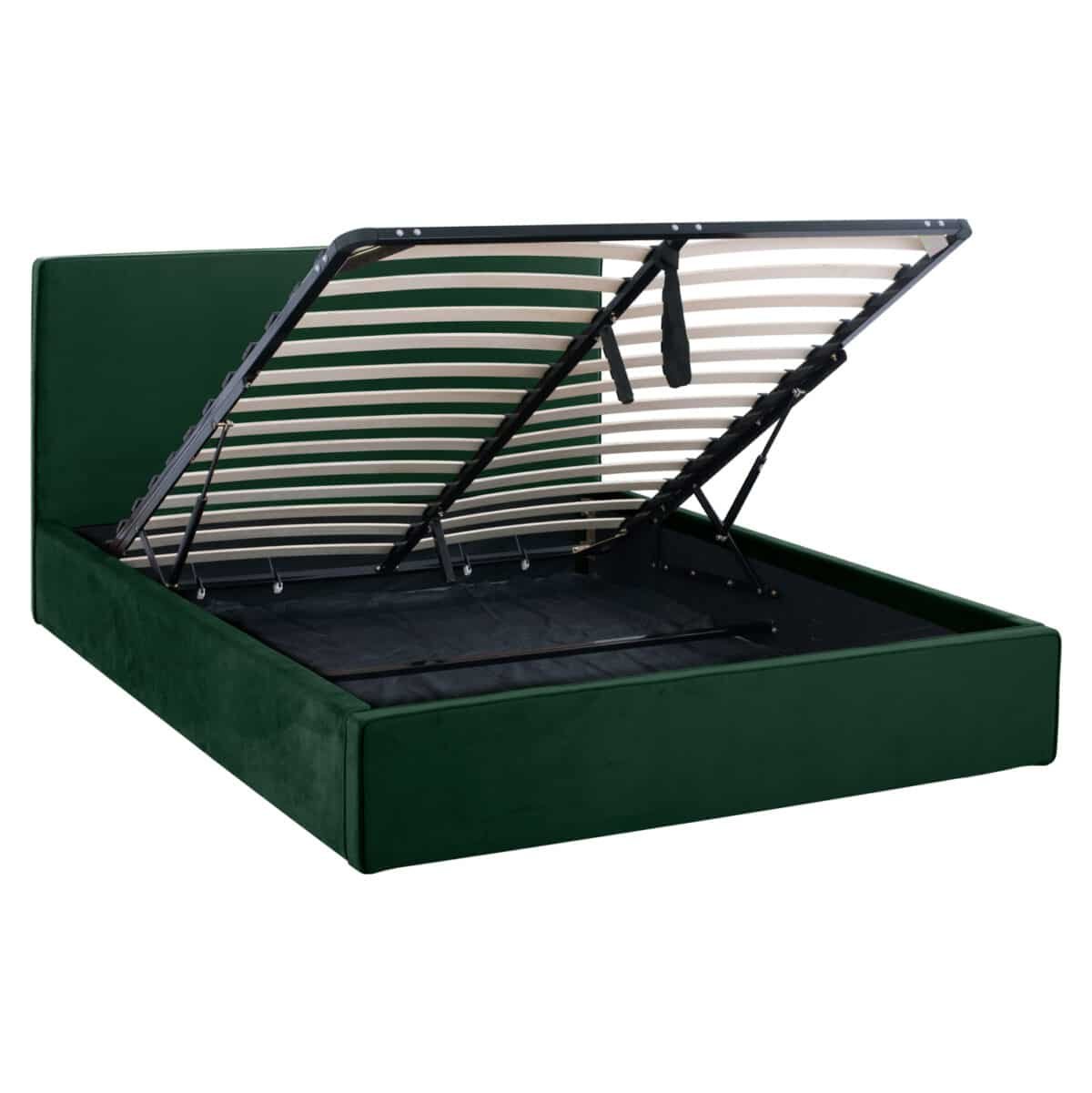 ΚΡΕΒΑΤΙ ΔΙΠΛΟ & ΣΤΡΩΜΑ ALLIE HM21273.03 ΚΥΠΑΡΙΣΣΙ ΒΕΛΟΥΔΟ ΜΕ ΑΠΟΘ.ΧΩΡΟ--160x200εκ - Image 4