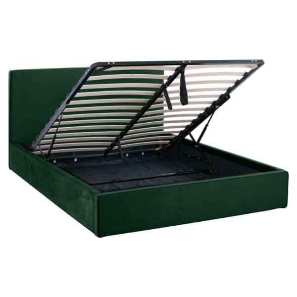 ΚΡΕΒΑΤΙ ΔΙΠΛΟ & ΣΤΡΩΜΑ ALLIE HM21273.03 ΚΥΠΑΡΙΣΣΙ ΒΕΛΟΥΔΟ ΜΕ ΑΠΟΘ.ΧΩΡΟ--160x200εκ - Image 4