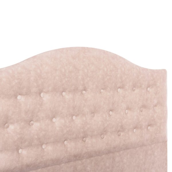 ΚΡΕΒΑΤΙ MALENA HM638.22 ΜΠΕΖ ΥΦΑΣΜΑ Τ. NUBUCK ΓΙΑ ΣΤΡΩΜΑ 150x200εκ. - Image 6