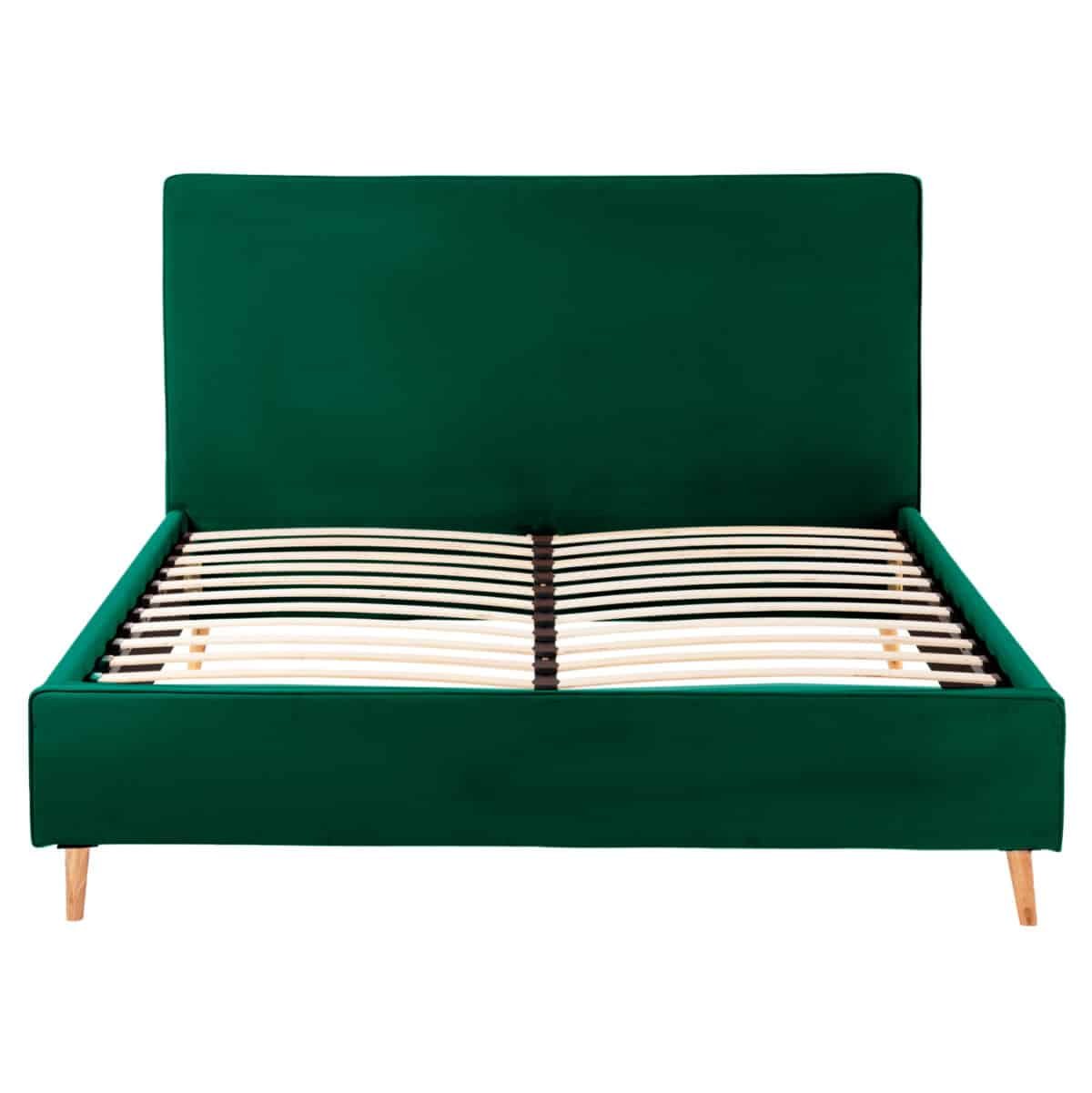 ΚΡΕΒΑΤΙ ΜΕ ΣΤΡΩΜΑ INDRA HM21280.04 ΚΥΠΑΡΙΣΣΙ ΒΕΛΟΥΔΟ--ΓΙΑ 160x200εκ - Image 4