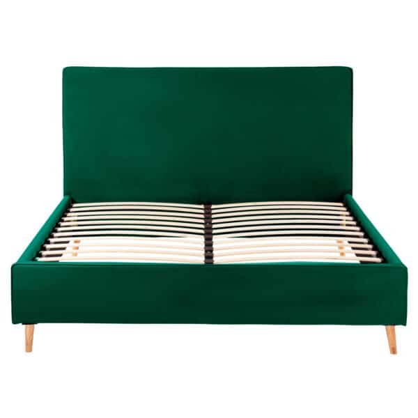 ΚΡΕΒΑΤΙ ΜΕ ΣΤΡΩΜΑ INDRA HM21280.04 ΚΥΠΑΡΙΣΣΙ ΒΕΛΟΥΔΟ--ΓΙΑ 160x200εκ - Image 4