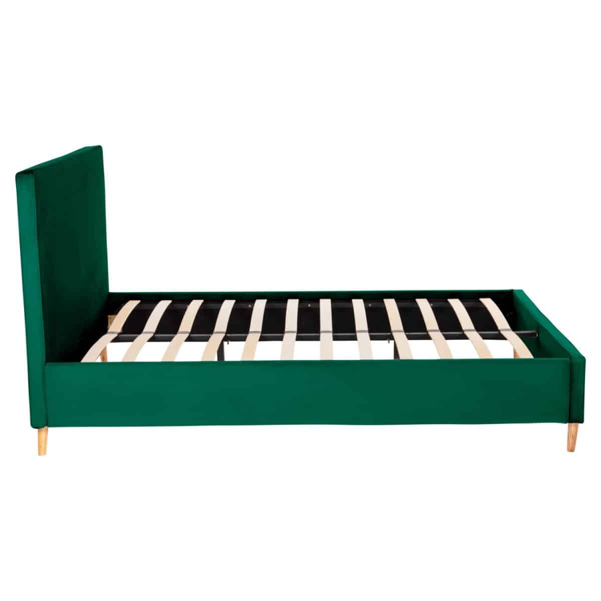 ΚΡΕΒΑΤΙ ΜΕ ΣΤΡΩΜΑ INDRA HM21280.04 ΚΥΠΑΡΙΣΣΙ ΒΕΛΟΥΔΟ--ΓΙΑ 160x200εκ - Image 5