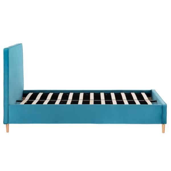 ΚΡΕΒΑΤΙ ΜΕ ΣΤΡΩΜΑ MAYLIN HM21281.02 ΤΙΡΚΟΥΑΖ ΒΕΛΟΥΔΟ--ΓΙΑ 120x200εκ - Image 5