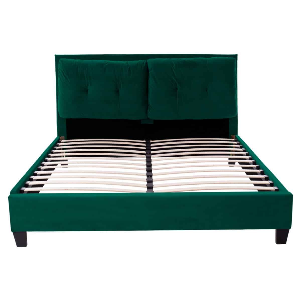 ΚΡΕΒΑΤΙ ΜΕ ΣΤΡΩΜΑ BILLIE HM21284.06 ΚΥΠΑΡΙΣΣΙ ΒΕΛΟΥΔΟ--ΓΙΑ 160x200εκ - Image 4