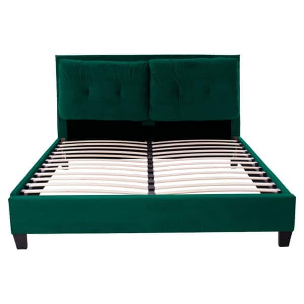 ΚΡΕΒΑΤΙ ΜΕ ΣΤΡΩΜΑ BILLIE HM21284.06 ΚΥΠΑΡΙΣΣΙ ΒΕΛΟΥΔΟ--ΓΙΑ 160x200εκ - Image 4