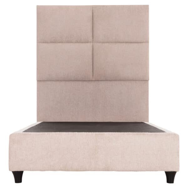 ΚΡΕΒΑΤΙ ΜΟΝΟ MILO HM652.32 ΜΠΕΖ TEDDY ΥΦΑΣΜΑ ΓΙΑ ΣΤΡΩΜΑ 90x200εκ - Image 3