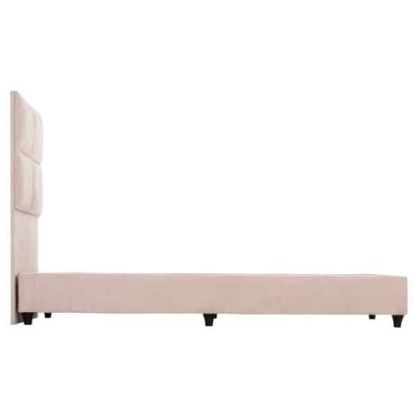 ΚΡΕΒΑΤΙ ΜΟΝΟ MILO HM652.32 ΜΠΕΖ TEDDY ΥΦΑΣΜΑ ΓΙΑ ΣΤΡΩΜΑ 90x200εκ - Image 5