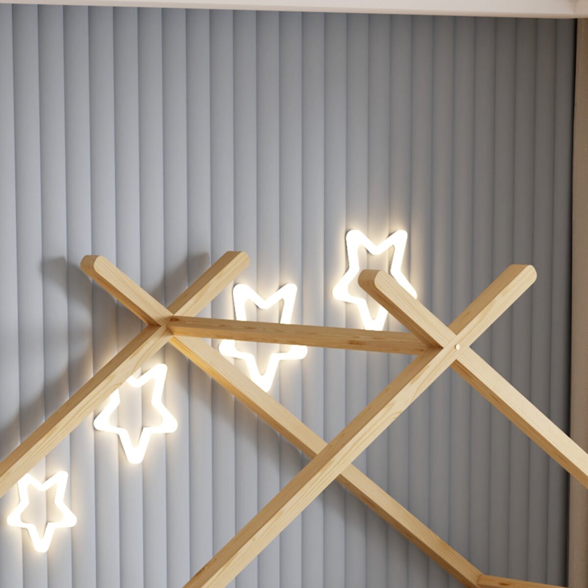 ΚΡΕΒΑΤΙ ΠΑΙΔΙΚΟ KLARICE HM680.01 τ.MONTESSORI-2 ΣΥΡΤΑΡΙΑ-ΞΥΛΟ ΠΕΥΚΟ ΦΥΣΙΚΟ-190x90εκ - Image 6