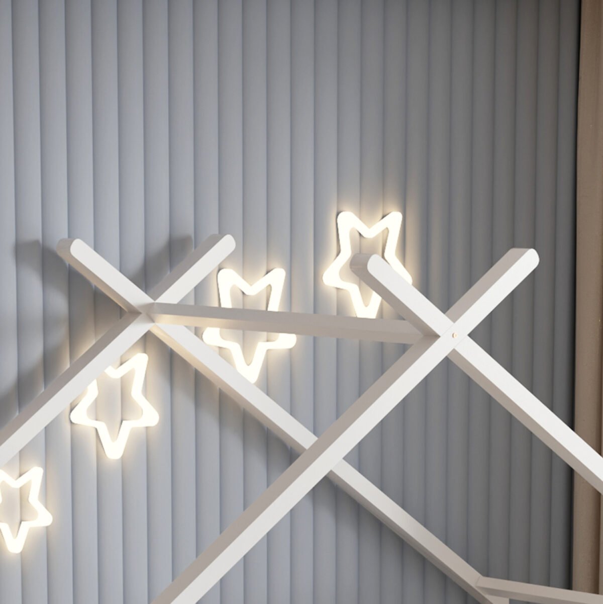 ΚΡΕΒΑΤΙ ΠΑΙΔΙΚΟ KLARICE HM680.03 τ.MONTESSORI-2 ΣΥΡΤΑΡΙΑ-ΞΥΛΟ ΠΕΥΚΟΥ ΛΕΥΚΟ-190x90εκ - Image 8