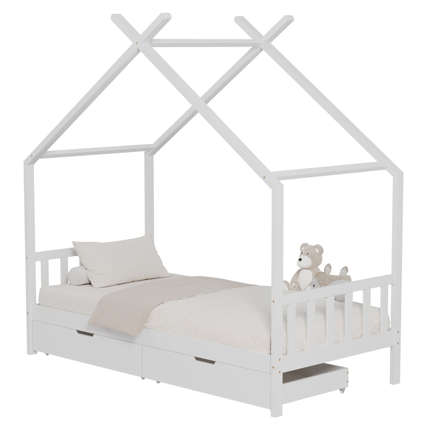 ΚΡΕΒΑΤΙ ΠΑΙΔΙΚΟ KLARICE HM680.03 τ.MONTESSORI-2 ΣΥΡΤΑΡΙΑ-ΞΥΛΟ ΠΕΥΚΟΥ ΛΕΥΚΟ-190x90εκ ΚΡΕΒΑΤΙ ΠΑΙΔΙΚΟ KLARICE HM680.03 τ.MONTESSORI-2 ΣΥΡΤΑΡΙΑ-ΞΥΛΟ ΠΕΥΚΟΥ ΛΕΥΚΟ-190x90εκ