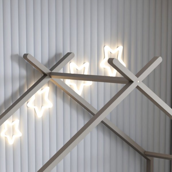 ΚΡΕΒΑΤΙ ΠΑΙΔΙΚΟ KLARICE HM680.05 τ.MONTESSORI-2 ΣΥΡΤΑΡΙΑ- ΞΥΛΟ ΠΕΥΚΟΥ ΓΚΡΙ-190x90εκ - Image 8