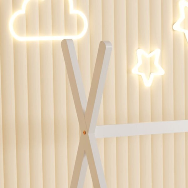 ΚΡΕΒΑΤΙ ΠΑΙΔΙΚΟ MUNK HM681.03 τ.MONTESSORI ΜΑΣΙΦ ΞΥΛΟ ΠΕΥΚΟΥ ΛΕΥΚΟ- 190x90εκ - Image 7