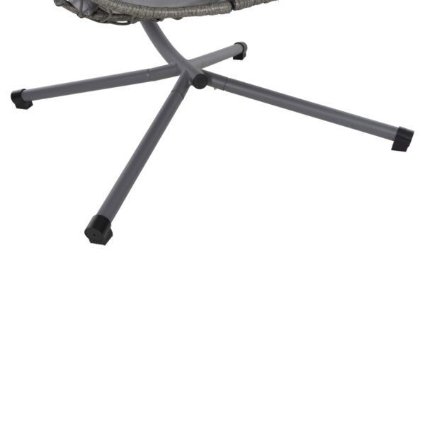 ΚΡΕΜΑΣΤΗ ΠΟΛΥΘΡΟΝΑ ΦΩΛΙΑ MILLIE HM5997.10 ΜΕΤΑΛΛΟ-ΣΥΝΘ.RATTAN ΓΚΡΙ 90x75x190Υεκ. - Image 10