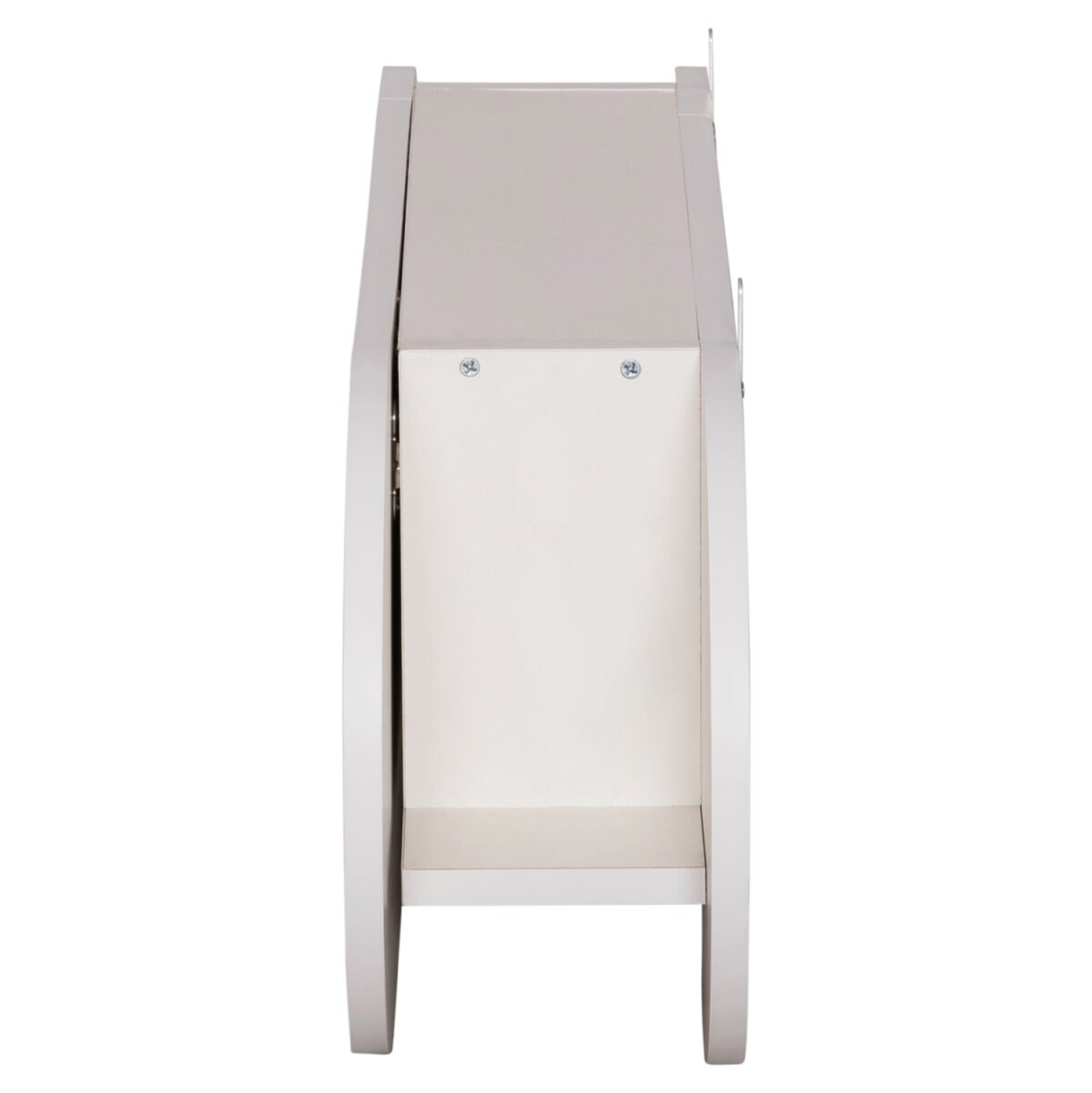 ΚΡΕΜΑΣΤΡΑ ΕΙΣΟΔΟΥ & ΚΛΕΙΣΤΟ ΡΑΦΙ STOR HM18078.01 ΜΕΛΑΜΙΝΗ ΛΕΥΚΗ 84x15.5x28.5Υεκ - Image 4