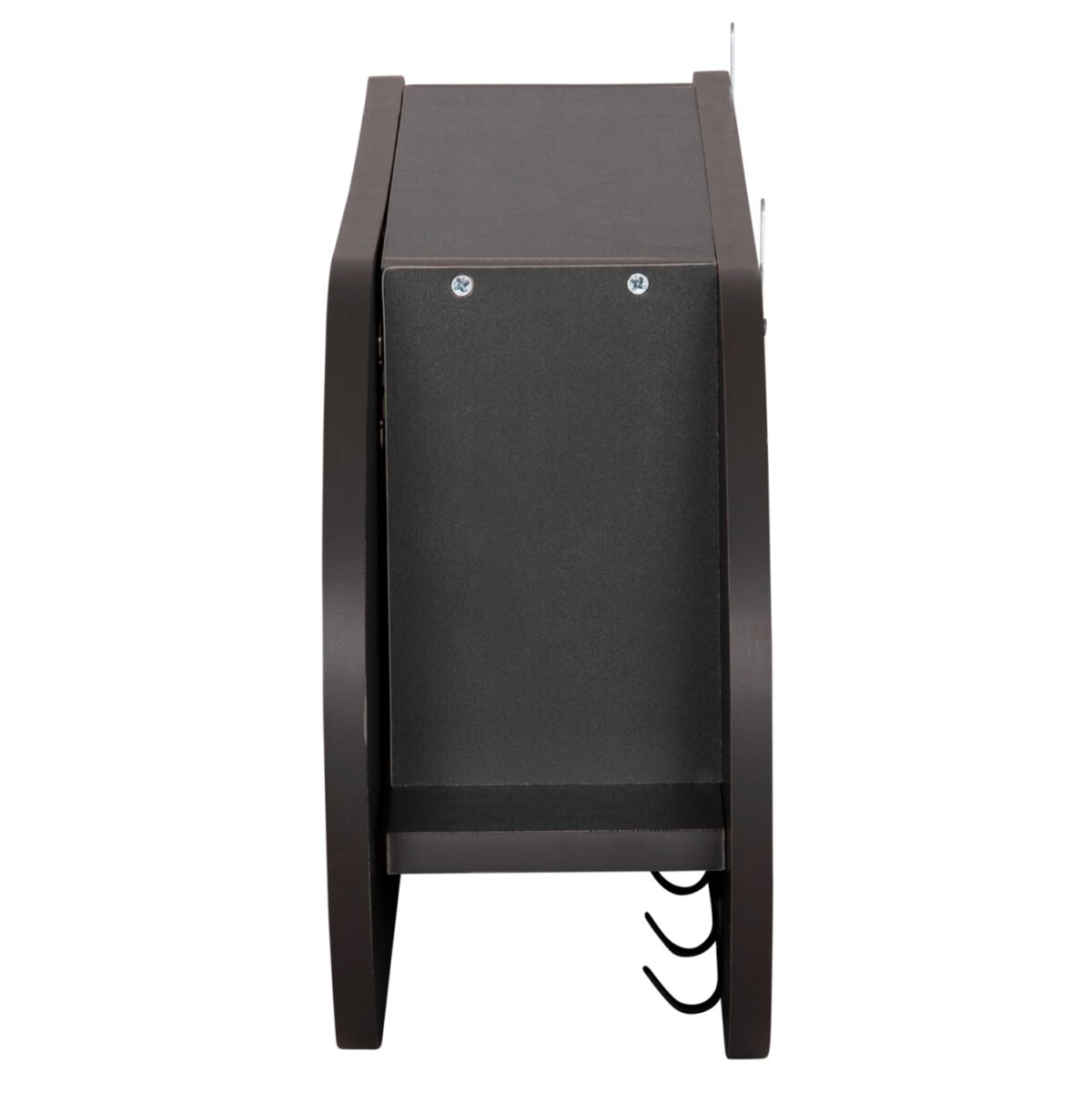 ΚΡΕΜΑΣΤΡΑ ΕΙΣΟΔΟΥ & ΚΛΕΙΣΤΟ ΡΑΦΙ STOR HM18078.03 ΜΕΛΑΜΙΝΗ ΣΚΟΥΡΟ ΓΚΡΙ 84x15.5x28.5Υεκ - Image 4