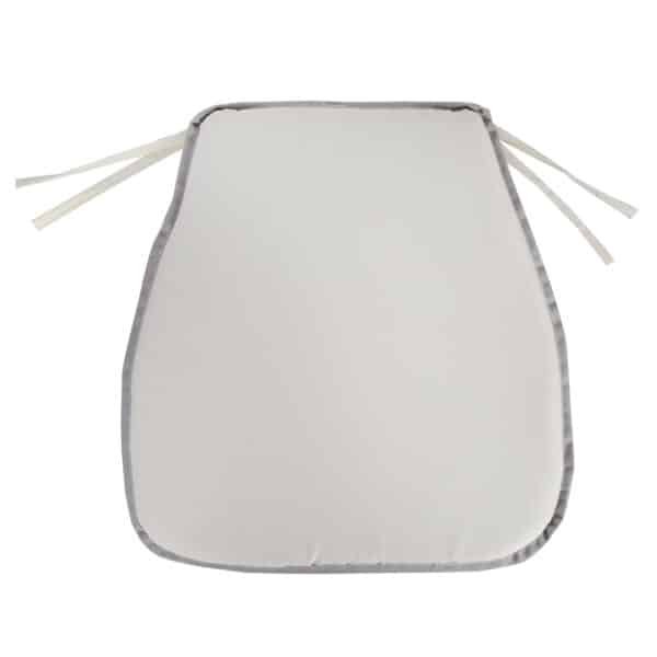 ΜΑΞΙΛΑΡΙ TIFFANYS ΕΚΡΟΥ ΜΕ ΡΕΛΙ ΓΚΡΙ 40Χ40Χ3 εκ.