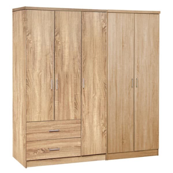 ΝΤΟΥΛΑΠΑ 5ΦΥΛΛΗ CAESAR HM21234.02 ΜΕΛΑΜΙΝΗ ΧΡΩΜΑ SONAMA 150x42.5x181Υεκ