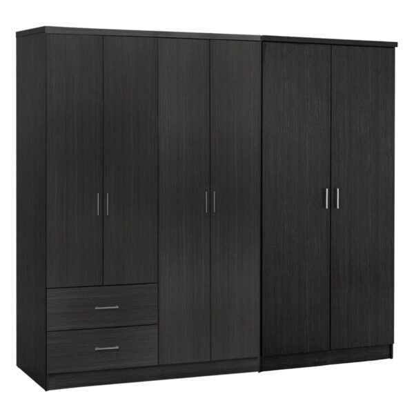 ΝΤΟΥΛΑΠΑ 6ΦΥΛΛΗ BLAKELY HM21235.01 ΜΕΛΑΜΙΝΗ ΧΡΩΜΑ ZEBRANO 201x43x181Υεκ