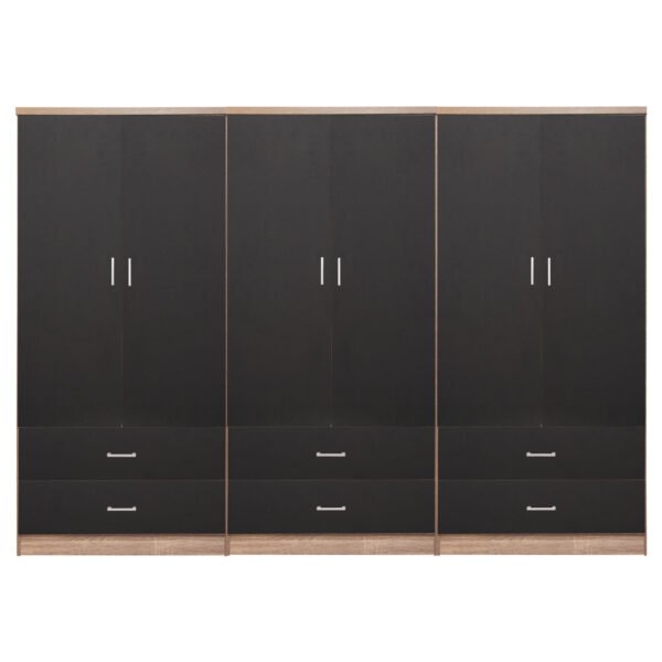 ΝΤΟΥΛΑΠΑ 6ΦΥΛΛΗ REINA ME 6 ΣΥΡΤΑΡΙΑ HM21060.03 ΜΕΛΑΜΙΝΗ ΣΕ ΓΚΡΙ-ΣΟΝΑΜΑ 240x42x181Υεκ