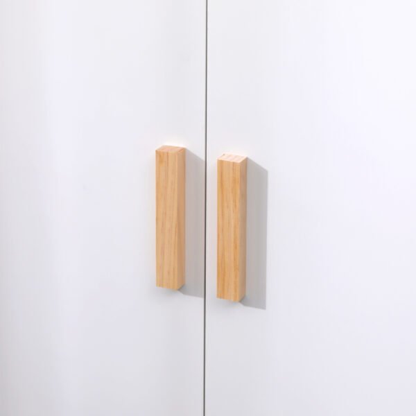 ΝΤΟΥΛΑΠΑ ΠΑΙΔΙΚH PASCHAL HM2494.03 ΛΕΥΚΗ ΜΕΛΑΜΙΝΗ-ΠΟΔΙΑ ΞΥΛΟ ΠΕΥΚΟΥ 96x44x170Υεκ. - Image 6