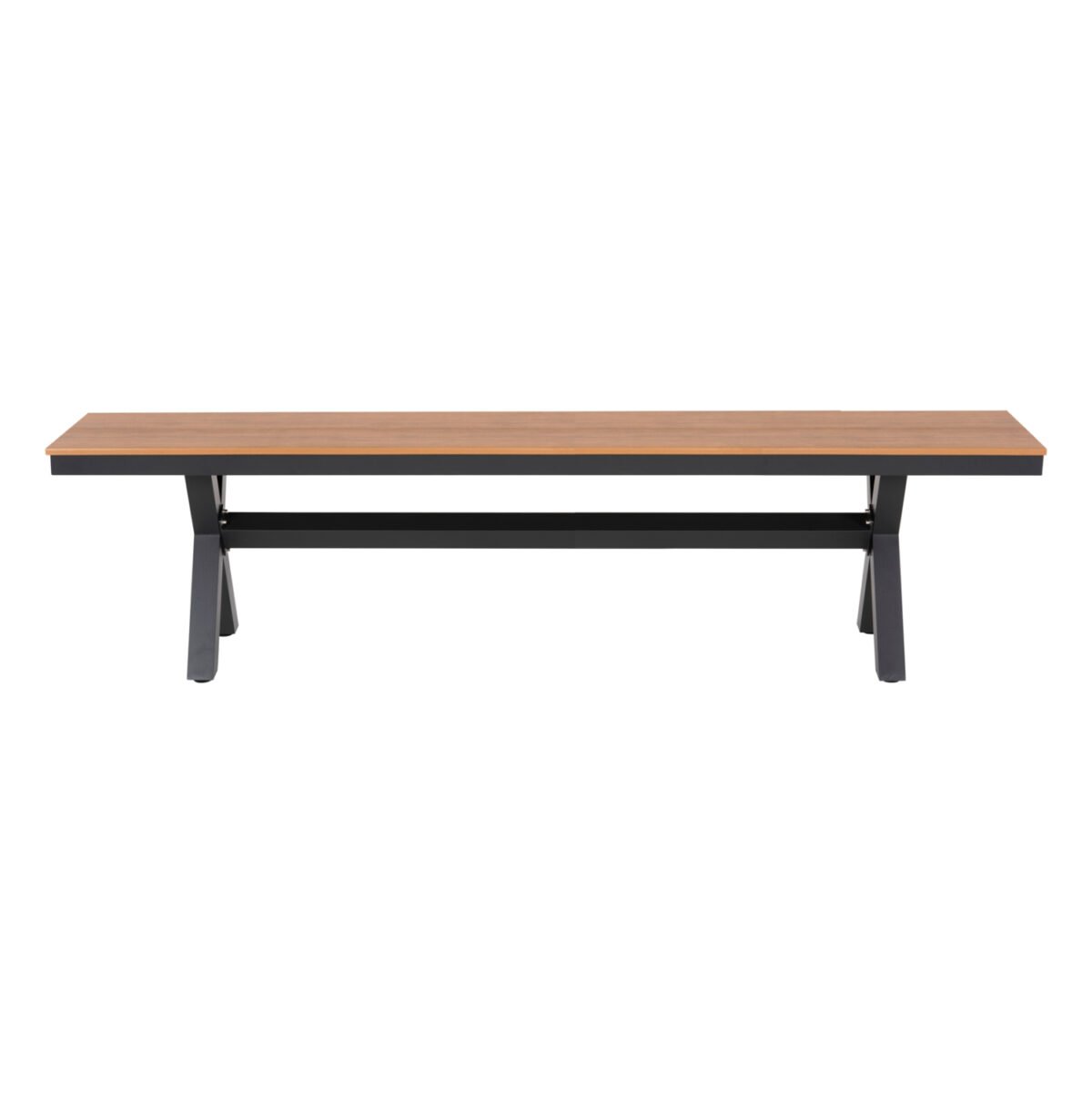 ΠΑΓΚΑΚΙ ΑΛΟΥΜΙΝΙΟΥ TAWNEE HM6040.01 ΑΝΘΡΑΚΙ-POLYWOOD ΚΑΘΙΣΜΑ ΦΥΣΙΚΟ 220x36x44,5Υεκ. - Image 3
