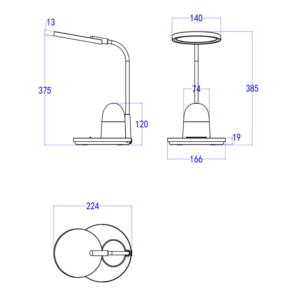 ΠΑΙΔΙΚΟ ΦΩΤΙΣΤΙΚΟ ΓΡΑΦΕΙΟΥ LED BADOO ΦΙΓΟΥΡΑ ΓΑΤΑΣ HM4449.04 ΑΠΑΛΟ ΚΙΤΡΙΝΟ-ΛΕΥΚΟ ABS - Image 2