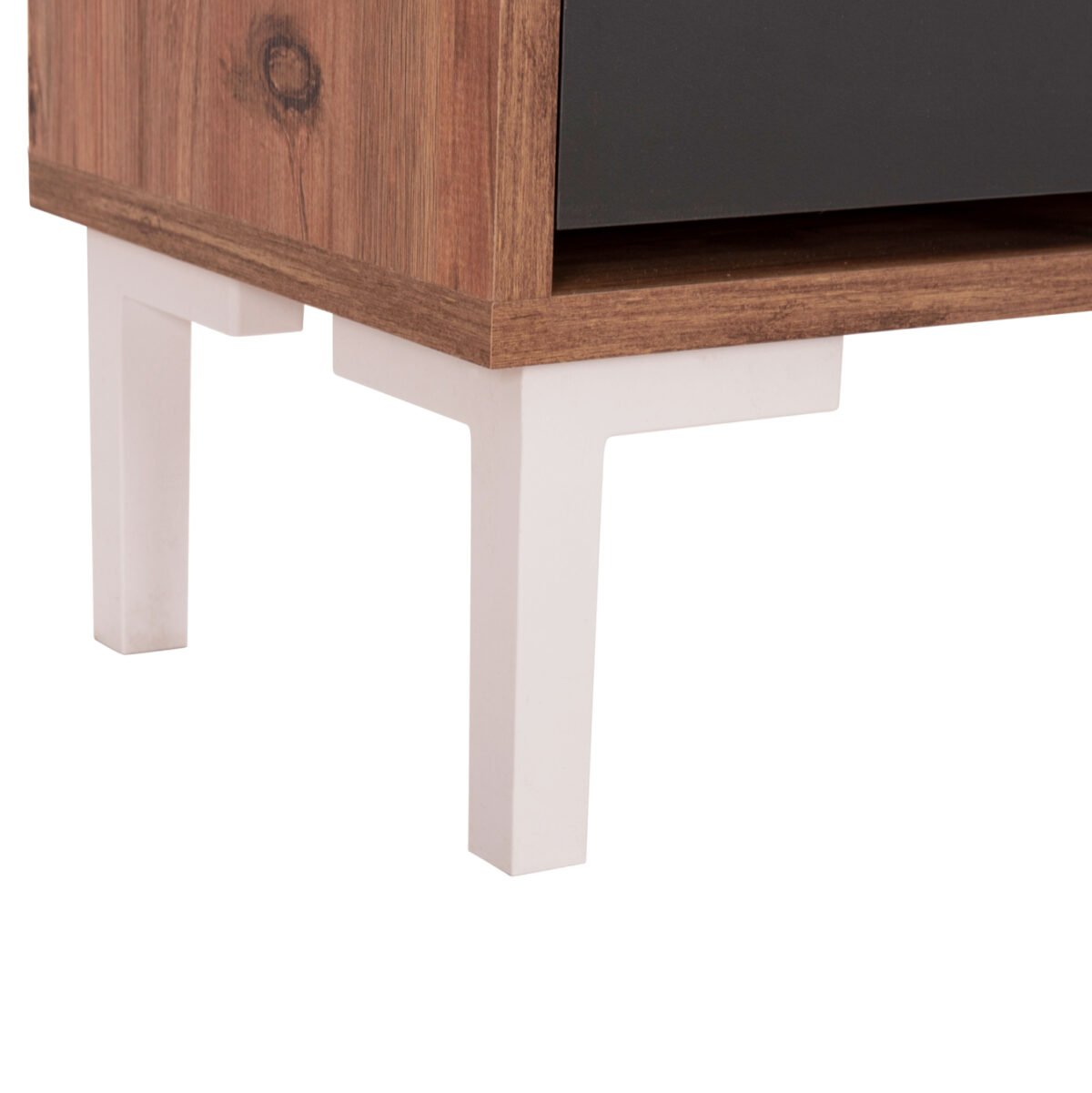 ΠΑΠΟΥΤΣΟΘΗΚΗ MEDY HM18187.02 ΜΕΛΑΜΙΝΗ ΣΕ ΦΥΣΙΚΟ & ΑΝΘΡΑΚΙ-ΜΑΥΡΑ ΠΟΔΙΑ 85x30x108.5Υεκ - Image 10