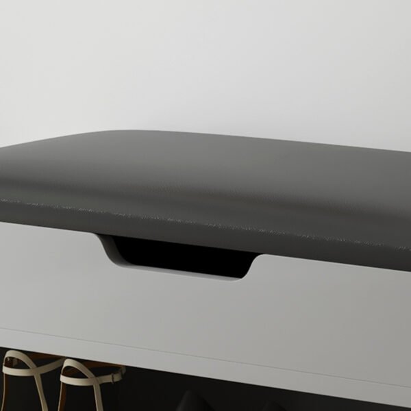 ΠΑΠΟΥΤΣΟΘΗΚΗ ΜΕ ΚΑΘΙΣΜΑ ROMIR HM2477.05 ΜΕΛΑΜΙΝΗ ΓΚΡΙ-ΚΑΘΙΣΜΑ PU ΑΝΘΡΑΚΙ 60x30x44Υ - Image 8