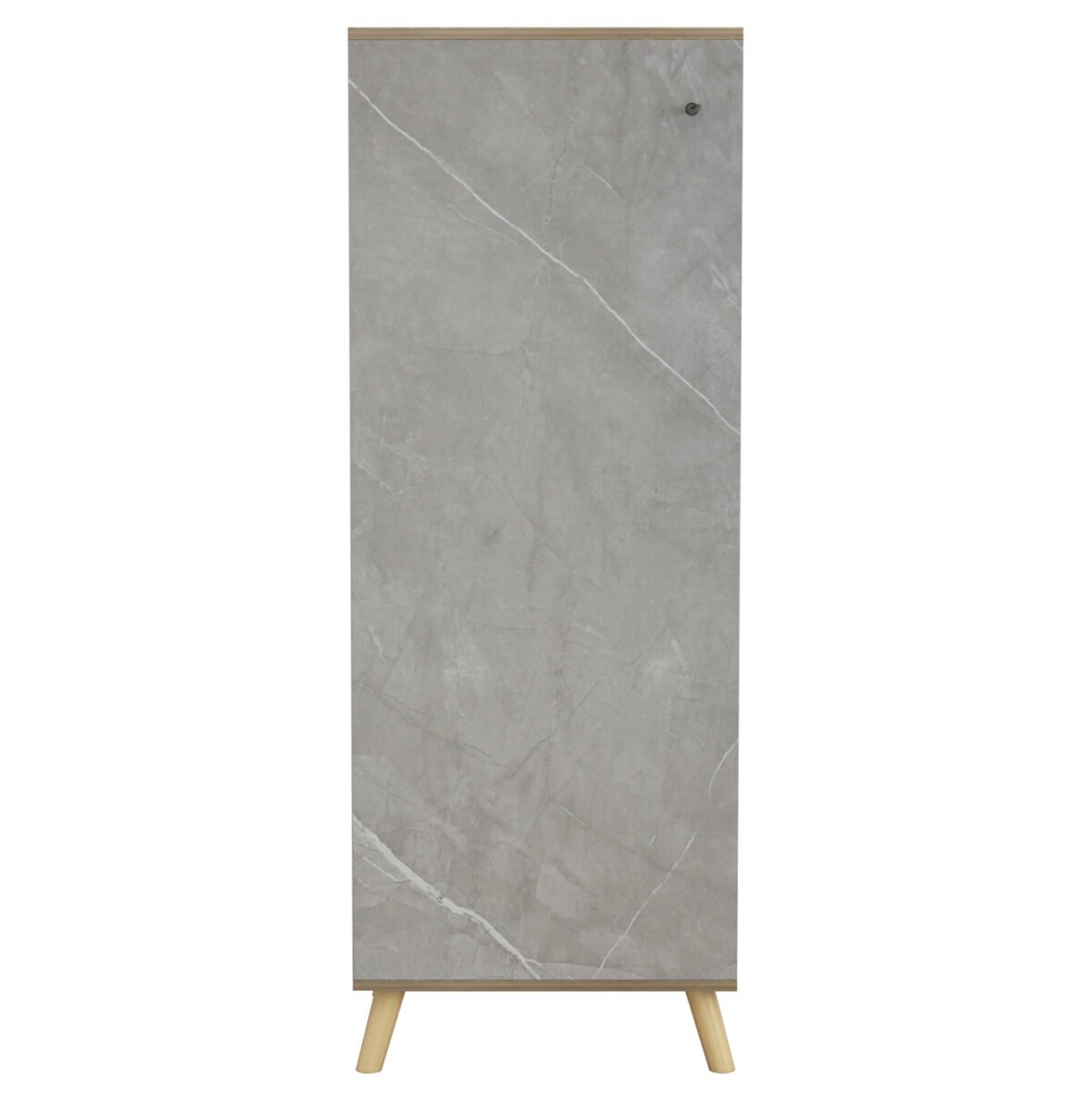 ΠΑΠΟΥΤΣΟΘΗΚΗ-ΝΤΟΥΛΑΠΙ ALVARO HM8954.11 ΜΕΛΑΜΙΝΗ SONAMA-STONE TEXTURE 50Χ38Χ135Yεκ. - Image 4