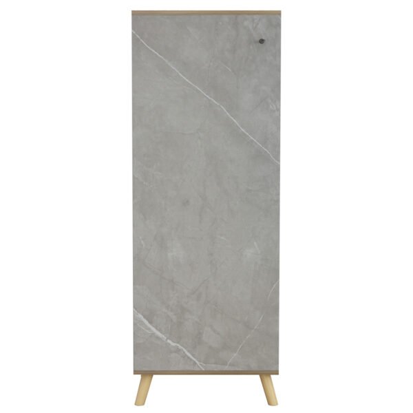 ΠΑΠΟΥΤΣΟΘΗΚΗ-ΝΤΟΥΛΑΠΙ ALVARO HM8954.11 ΜΕΛΑΜΙΝΗ SONAMA-STONE TEXTURE 50Χ38Χ135Yεκ. - Image 4