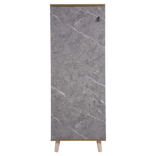 ΠΑΠΟΥΤΣΟΘΗΚΗ-ΝΤΟΥΛΑΠΙ ALVARO HM8954.12 ΜΕΛΑΜΙΝΗ SONAMA-STONE TEXTURE 50Χ38Χ135Yεκ. - Image 3