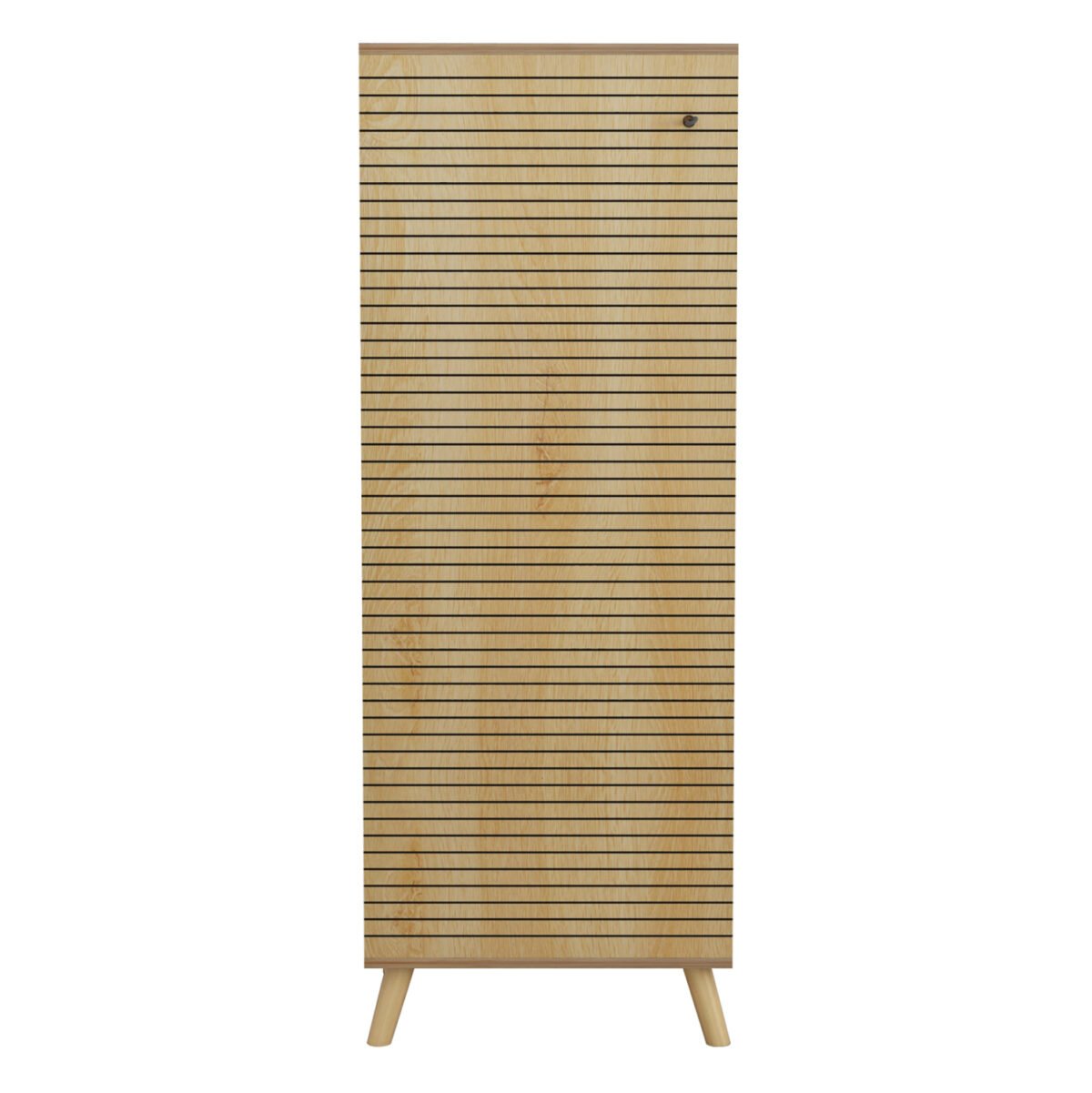 ΠΑΠΟΥΤΣΟΘΗΚΗ-ΝΤΟΥΛΑΠΙ ALVARO HM8954.16 ΜΕΛΑΜΙΝΗ ΦΥΣΙΚΟ ΞΥΛΟΥ 50Χ38Χ135Yεκ. - Image 4