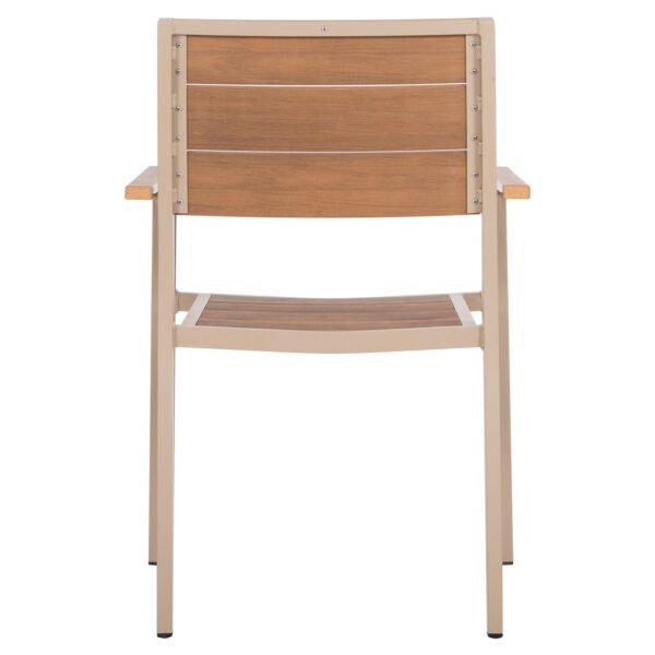 ΠΟΛΥΘΡΟΝΑ ΑΛΟΥΜΙΝΙΟΥ SAGA HM5127.04 ΣΑΜΠΑΝΙ ΜΕ POLYWOOD 55x52x86Yεκ. - Image 6