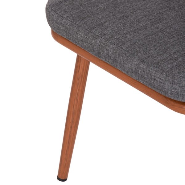 ΠΟΛΥΘΡΟΝΑ ΑΛΟΥΜΙΝΙΟΥ HARRIET HM5548.11 ΚΑΦΕ ΜΕ ΓΚΡΙ ΣΧΟΙΝΙ 60x62x80,5Υεκ - Image 9