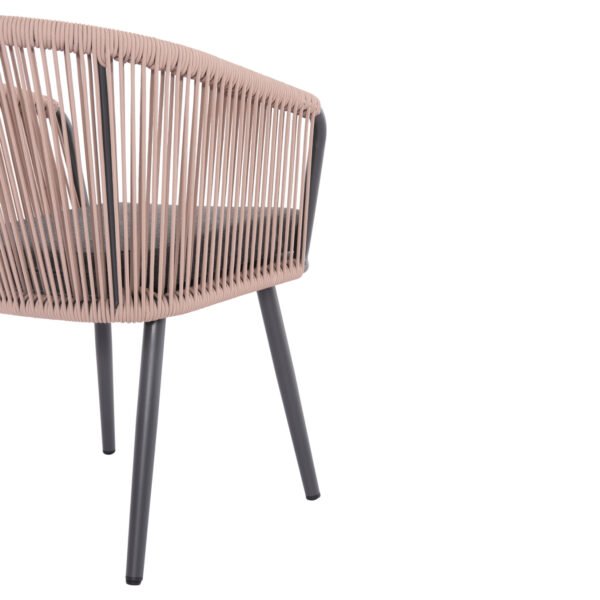 ΠΟΛΥΘΡΟΝΑ ΑΛΟΥΜΙΝΙΟΥ HARRIET HM5548.12 ΑΝΘΡΑΚΙ-ΜΠΕΖ ΣΧΟΙΝΙ 60x62x80,5Υεκ - Image 8