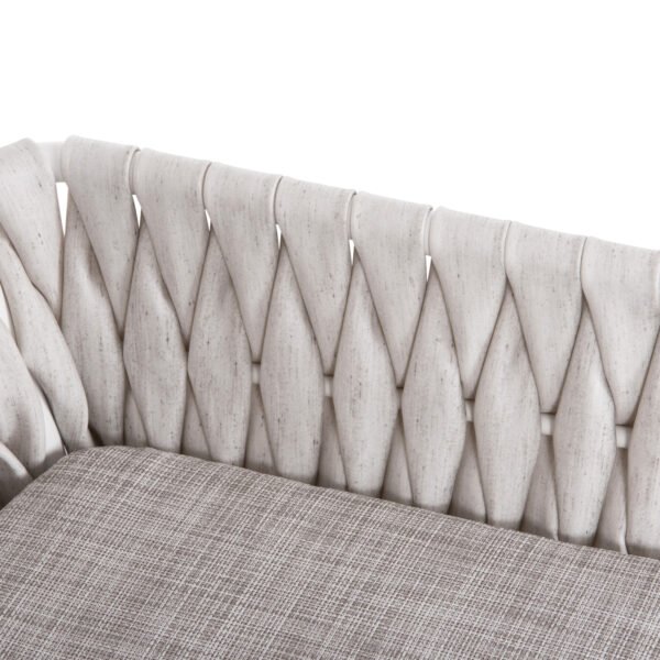 ΠΟΛΥΘΡΟΝΑ ΑΛΟΥΜΙΝΙΟΥ MARTIN HM5564.11 ΛΕΥΚΗ ΜΕ ΕΚΡΟΥ ΣΥΝΘ.RATTAN 56x56x80Υεκ. - Image 8