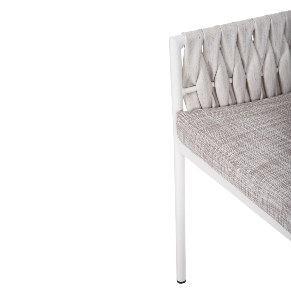 ΠΟΛΥΘΡΟΝΑ ΑΛΟΥΜΙΝΙΟΥ MARTIN HM5564.11 ΛΕΥΚΗ ΜΕ ΕΚΡΟΥ ΣΥΝΘ.RATTAN 56x56x80Υεκ. - Image 10