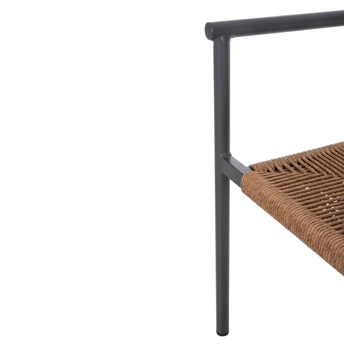 ΠΟΛΥΘΡΟΝΑ ΑΛΟΥΜΙΝΙΟΥ STER HM5786.12 ΑΝΘΡΑΚΙ-ΣΥΝΘ.RATTAN ΜΠΕΖ 55,5x53x78Υεκ. - Image 10