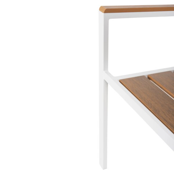 ΠΟΛΥΘΡΟΝΑ ΑΛΟΥΜΙΝΙΟΥ SAGA HM5981.01 ΛΕΥΚΗ-POLYWOOD ΣΕ ΦΥΣΙΚΟ 55x55x86Υεκ. - Image 10