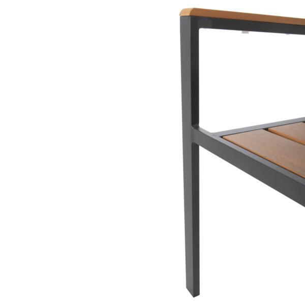 ΠΟΛΥΘΡΟΝΑ ΑΛΟΥΜΙΝΙΟΥ SAGA HM5981.03 ΑΝΘΡΑΚΙ-POLYWOOD ΣΕ ΦΥΣΙΚΟ 55x55x86Υεκ. - Image 10