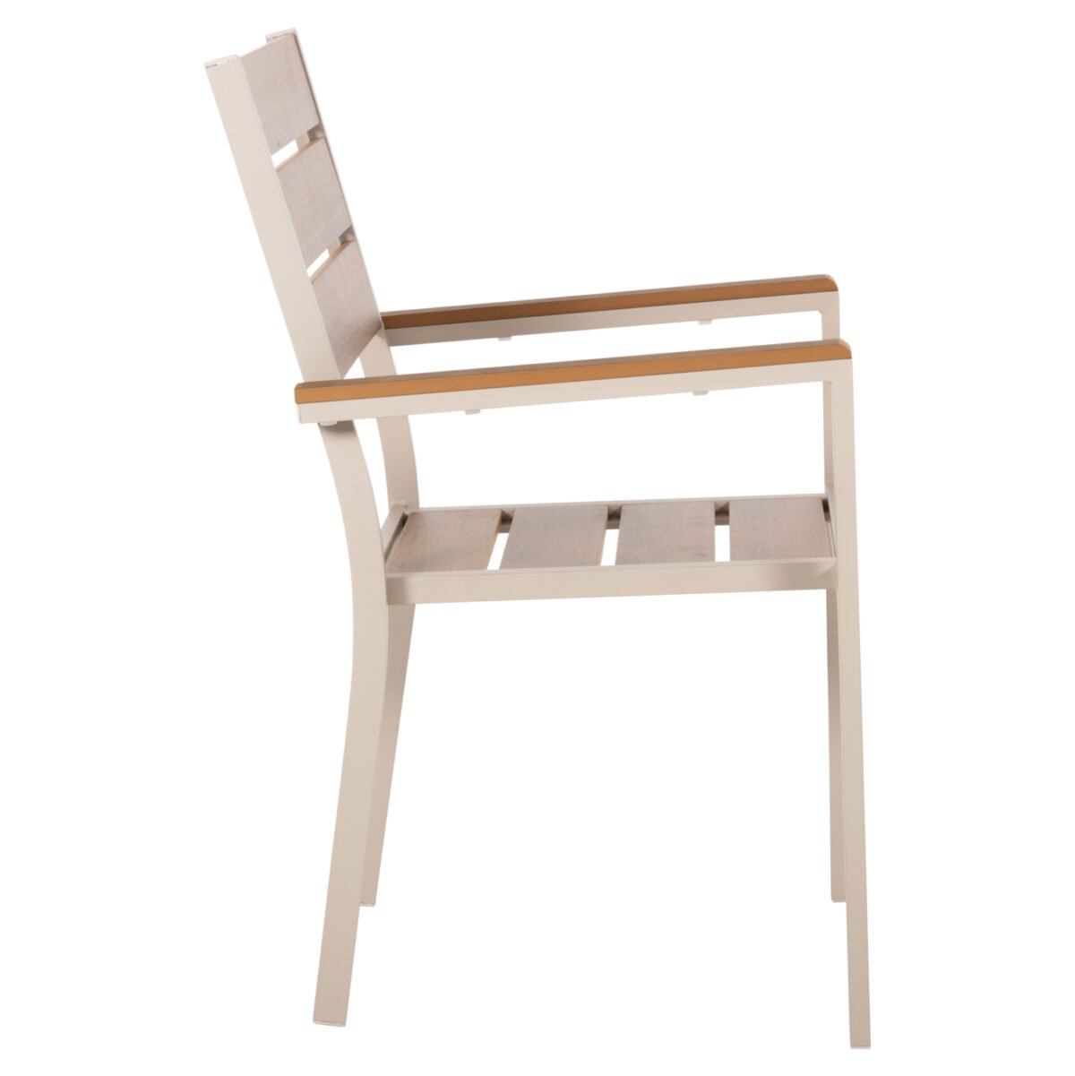 ΠΟΛΥΘΡΟΝΑ ΑΛΟΥΜΙΝΙΟΥ SAGA HM5981.04 ΣΑΜΠΑΝΙ-POLYWOOD ΣΕ ΦΥΣΙΚΟ 55x55x86Υεκ. - Image 4